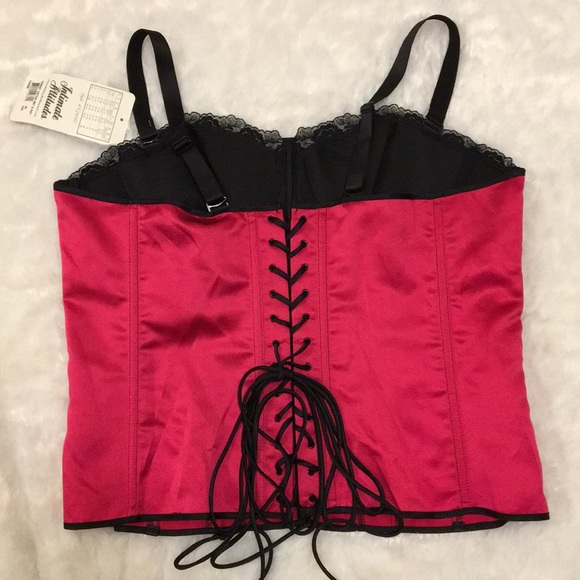 TATTOO ROSE EMBROIDERED CORSET - Picture 5 of 8